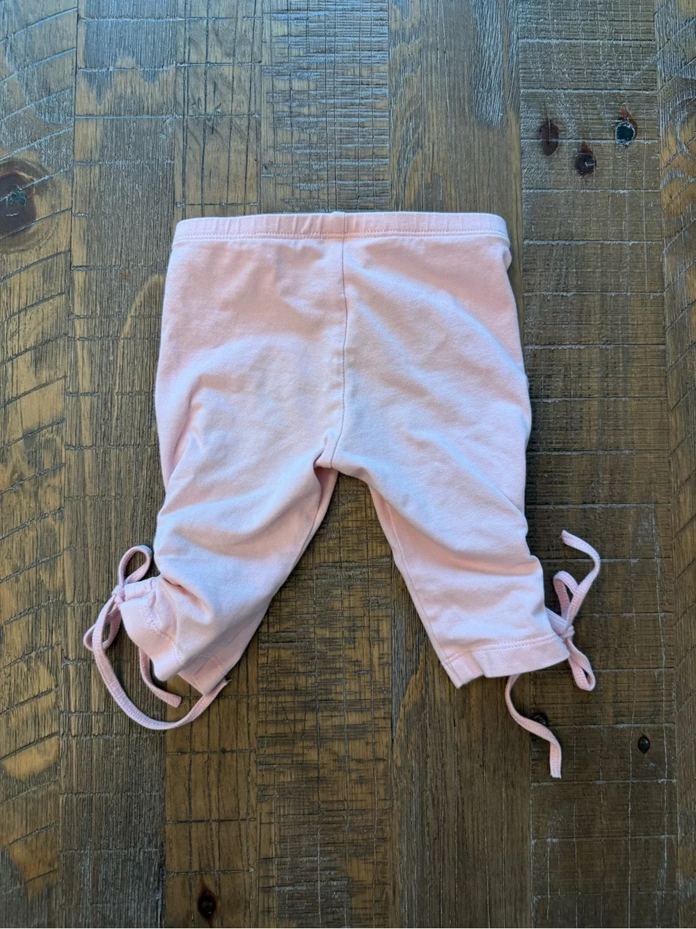 Paper Wings Pink Capri Tie-Ankle Pants Toddler Girl 2T